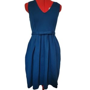 Betabrand Blue Midi Dress